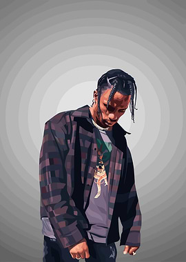 Travis Scott Digital Art