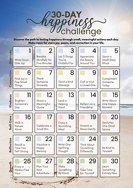 30-Day Happiness Challenge