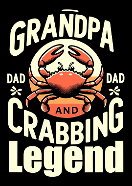 Grandpa, Dad, and Crabbing