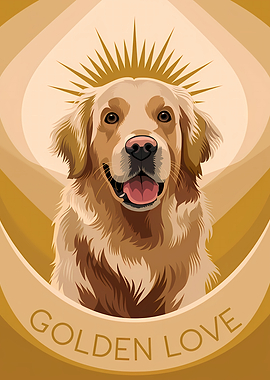 Golden Retriever's Love
