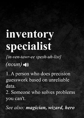 Inventory Specialist Definition