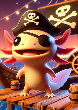 Pirate Axolotl