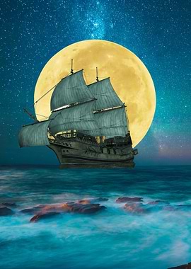 Sailing Under the Full Moon