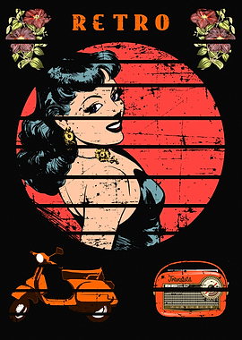 Retro Pinup Girl