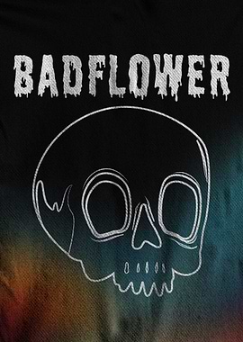 Badflower Skull Graphic