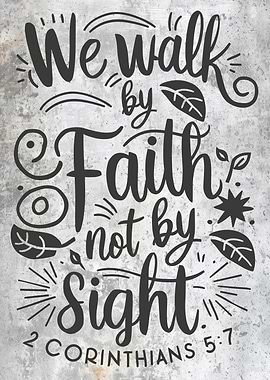 Inspirational Christianity Sayings Corinthians 5:7