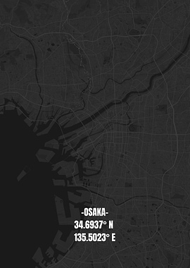 Osaka City Map