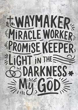 Inspirational Christianity Sayings Waymaker