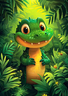Cute Little Alligator