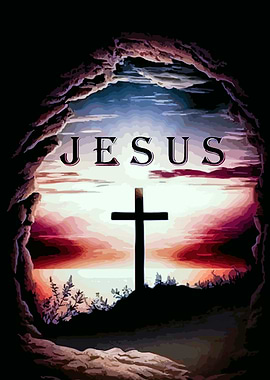 Jesus Cross Sunset
