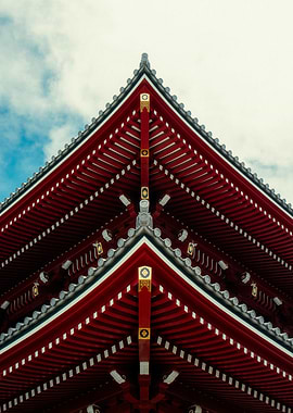Japanese Temple Roof