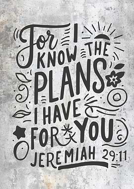 Motivational Christianity Quote Jeremiah 29:11