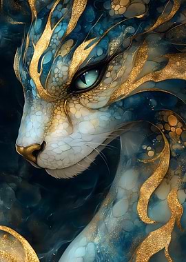 Mystical Dragon Portrait