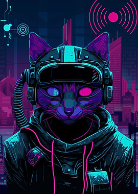 Cyberpunk Cat