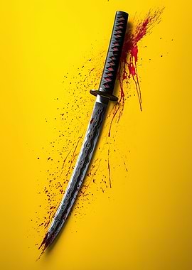 Kill Bill Bloodstained Katana