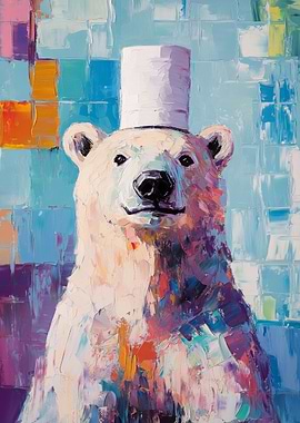 Polar Bear in a Top Hat
