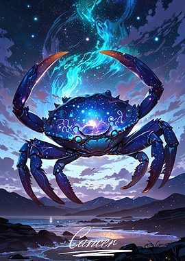 Cancer Zodiac Crab