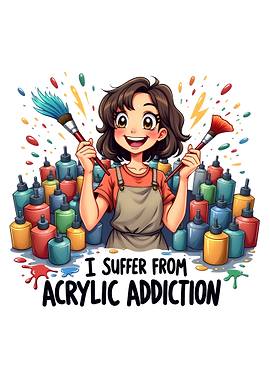 Acrylic Painting - Painters Acrylic Addiction