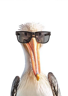 Cool Pelican in Sunglasses