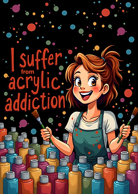 Acrylic Painting - Acrylic Addiction