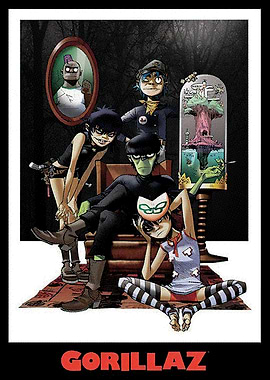 Gorillaz Band Poster