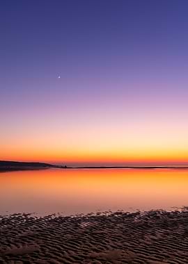Sunset over Calm Waters