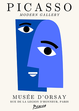 Picasso Modern Gallery Poster