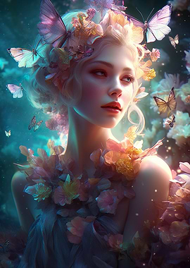 Floral Fantasy Portrait