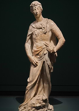 Marble Statue of a Young Man