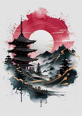 Serenity of the Rising Sun