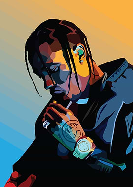 Travis Scott Digital Art