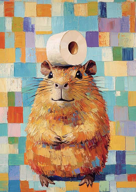 Hamster with Toilet Paper