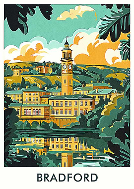 Bradford Cityscape Poster