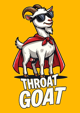 Throat Goat Superhero