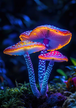 Glowing Mushrooms