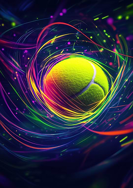 Neon Tennis Ball