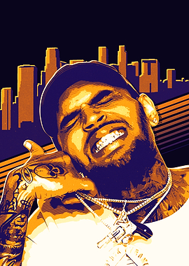 Chris Brown Cityscape Portrait
