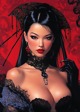 Asian Gothic Woman