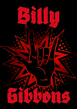 Billy Gibbons Rock Hand