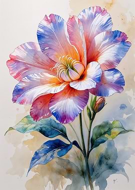Watercolor Flower Painting
