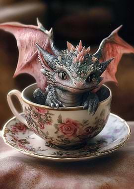 Baby Dragon Teacup