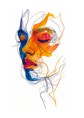 Abstract Woman Portrait