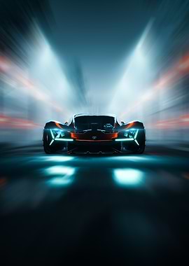 Futuristic Sports Car