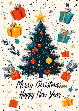 Christmas Tree with Gifts