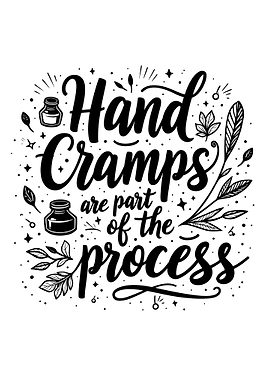 Hand Cramps Are Part of the Process Calligraphy and Hand Lettering