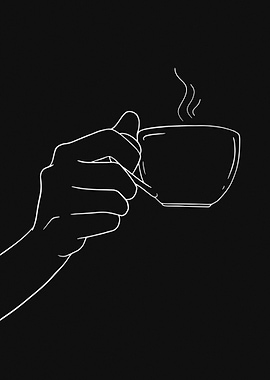 Hand Holding a Cup of Coffee