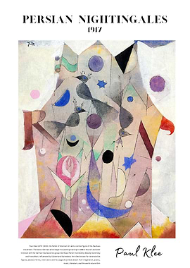 Persian Nightingales Painting