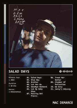 Salad Days (2014) Album by Mac DeMarco