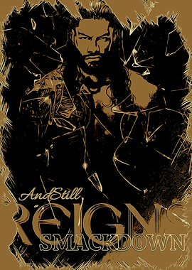 Roman Reigns Smackdown Poster