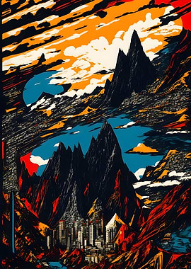 City Between Mountains